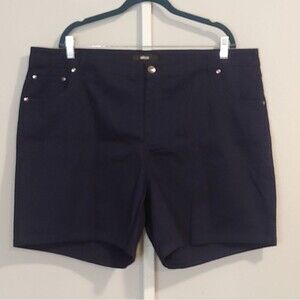 Ellos NWOT Navy Blue Shorts Sz 20